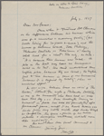 Bliss, [Elisha], ALS to. Oct. 28, 1870.