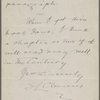 Buel, [Clarence C.], ALS to. Feb. 26, 1886.