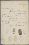 C[hatto] and W[indus], ALS to. Nov. 10, 1892.
