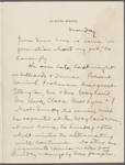 Clemens, Jean, ALS to. [Jan. 14], 1907.