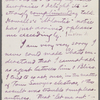 Conway, Moncure Daniel, ALS to, mutilated. Apr. 20, 1880.