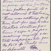 Conway, Moncure Daniel, ALS to, mutilated. Apr. 20, 1880.