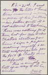 Conway, Moncure Daniel, ALS to, mutilated. Apr. 20, 1880.