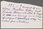 Conway, Moncure Daniel, ALS to, mutilated. Apr. 20, 1880.