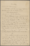 Duneka, [Frederick], ALS to. [Oct. 1905]