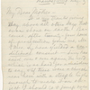 [Fairbanks], [Mrs A. W.], ALS to. Nov. 26 [1868?]