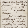 Fitzgibbon, [George H.], ALS to. Dec. 21, [1873?].