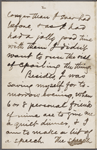 Fitzgibbon, [George H.], ALS to. Dec. 21, [1873?].