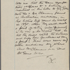 Fitzgibbon, [George H.], ALS to. Dec. 21, [1873?].