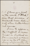 Fitzgibbon, [George H.], ALS to. Dec. 30 [1873?].