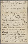 Fuller, [Franklin], ALS to. Aug. 20, [1878?].