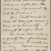 Fuller, [Franklin], ALS to. Aug. 20, [1878?].