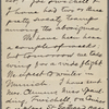 Fuller, [Franklin], ALS to. Aug. 20, [1878?].