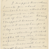 Fuller, [Franklin], ALS to. Nov. 11, 1885.