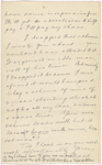 Fuller, [Franklin], ALS to. Nov. 11, 1885.