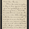 Garth, [Douglas], ALS to. Oct. 9, 1896.