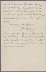 Hall, [Frederick J.], AL to. Dec. 28, 1892. 