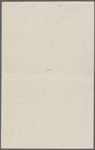 Hall, [Frederick J.], ALS to. Aug. 14, 1893. 