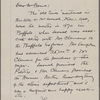 Larned, [Josephus N.], ALS to. Nov. 1, 1900.