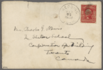 Norris, Charles G., ALS to. Sept. 17, 1908.