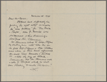 Osgood, [James R.], ALS to. Mar. 30, 1881.