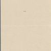 Post Office official, ALS to. [187-].