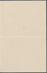 Post Office official, ALS to. [187-].