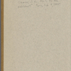 "The Publishers," ALS to, Feb. 9, 1895.