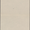 Redpath, [James], ALS to. Jan. 22, [1871]. 