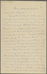 Rogers, H[enry] H[uttleston], ALS to. May 31, [1894].