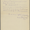Rogers, H[enry] H[uttleston], ALS to. May 31, [1894].