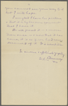 Rogers, H[enry] H[uttleston], ALS to. May 31, [1894].