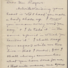 Rogers, [Henry Huttleston], ALS to. Dec. 27, 1894.