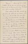 Rogers, [Henry Huttleston], ALS to. Dec. 27, 1894.