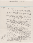 Rogers, [Henry Huttleston], ALS to. Dec. 27, 1894.