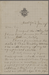 Simons, M[ichael] L[aird], ALS to. Jan. 27, [1873]. Previously Jan. 27, [n.y.].