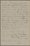 Simons, M[ichael] L[aird], ALS to. Jan. 27, [1873]. Previously Jan. 27, [n.y.].