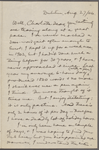 [Teller], Charlotte, ALS. [Jul. 31, 1906].