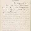 [Teller], Charlotte, ALS. Aug. 27, 1906.