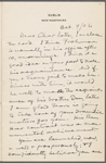 [Teller], Charlotte, ALS. Oct. 3, 1906.