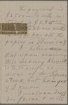 Underhill, C[harles] M., ALS to. Aug. 6, 1872.