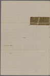 Underhill, C[harles] M., ALS to. Aug. 6, 1872.