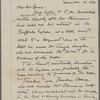 Underhill, C[harles] M., ALS to. Aug. 6, 1872.