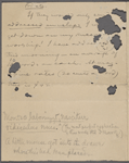 Underhill, C[harles] M., ALS to. Oct. 27, 1902.