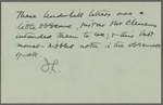 Underhill, C[harles] M., ALS to. Oct. 27, 1902.