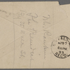 Underhill, [Irving S.], ALS to. Apr. 6, 1893