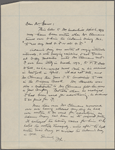 Underhill, [Irving S.], ALS to. Apr. 6, 1893