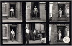 Joan Mitchell on steps (upper right), Mike Goldberg, Franz Kline