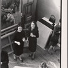 Libby Durgin (right) at Paul Jenkins' show