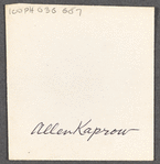 Allen Kaprow
